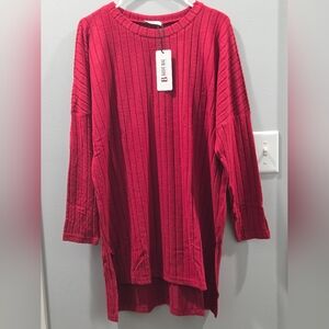 NWT Basic Bae Ribbed Sweater. Large